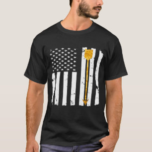 Archery Golden Arrow Bow verergerde Amerikaanse vl T-shirt