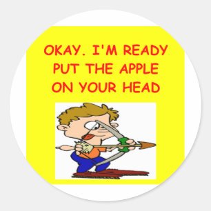 ARCHERY-grap Ronde Sticker