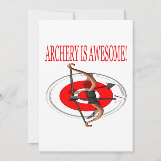 Archery is Geweldige Kaart (Voorkant)