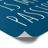 Archery is mijn passie grappige Arrow bow Archer Poster (Hoek)