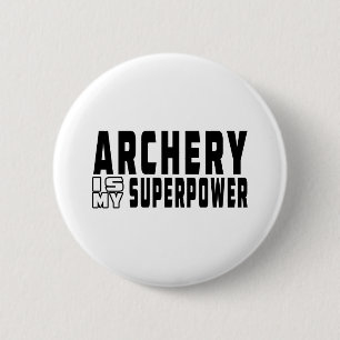 Archery is mijn supermacht ronde button 5,7 cm