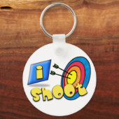 ARCHERY ~ iSHOOT - I SHOOT Sleutelhanger (Voorkant)