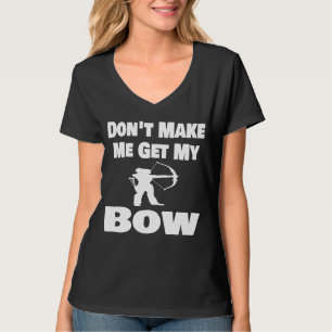 Archery laat me mijn buik archer Arrow niet halen T-shirt