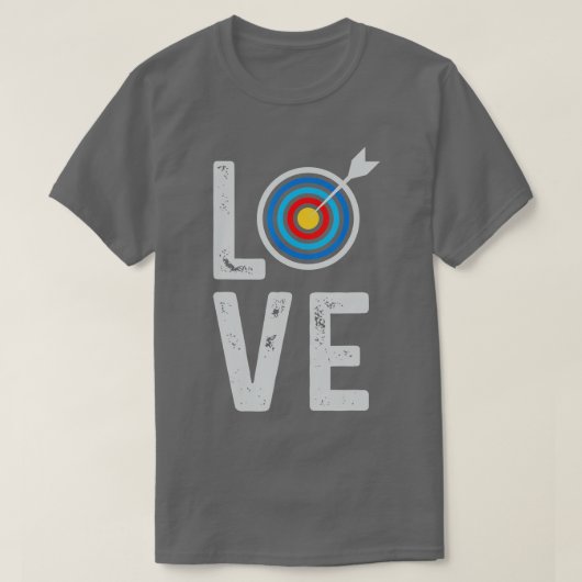 Archery Lover I Love Archery T-shirt (Design voorkant)