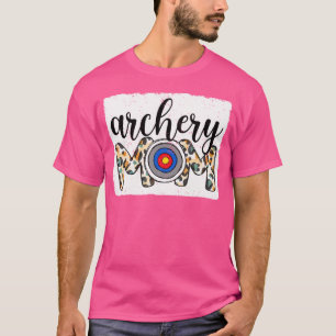 Archery Mam Leopard Archery Mama T-shirt