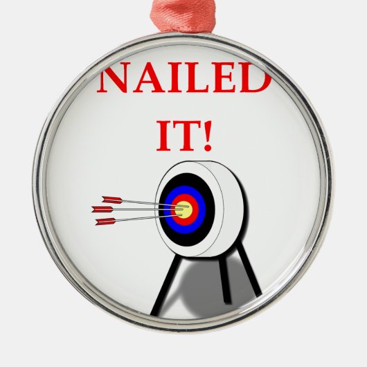 ARCHERY METALEN ORNAMENT (Voorkant)