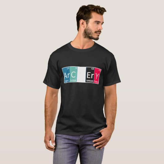 Archery Periodic Table Chemistry Archer T-shirt (Voorkant volledig)