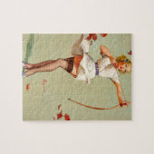 Archery Pin-Up Girl Legpuzzel (Horizontaal)