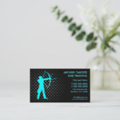 Archery richt opleiding douane visitekaartjes (Staand voorkant)