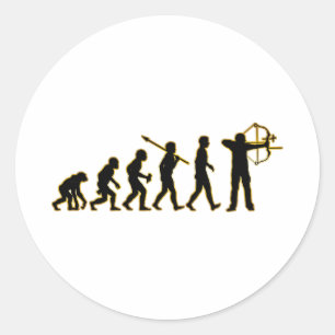 Archery Ronde Sticker