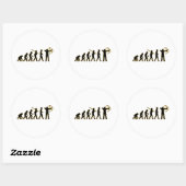 Archery Ronde Sticker (Vel)