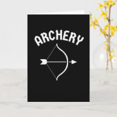 Archery Simpler Bow en Arrow Archer Kaart (Gele Bloem)
