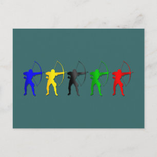 Archery Summer    GamesArcher Sports Briefkaart