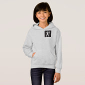 Archery Symbol Girls Hoodie (Voorkant volledig)