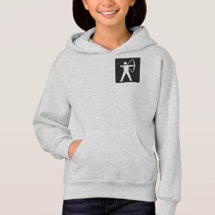 Archery Symbol Girls Hoodie