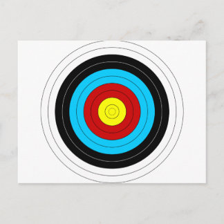 Archery Target Briefkaart
