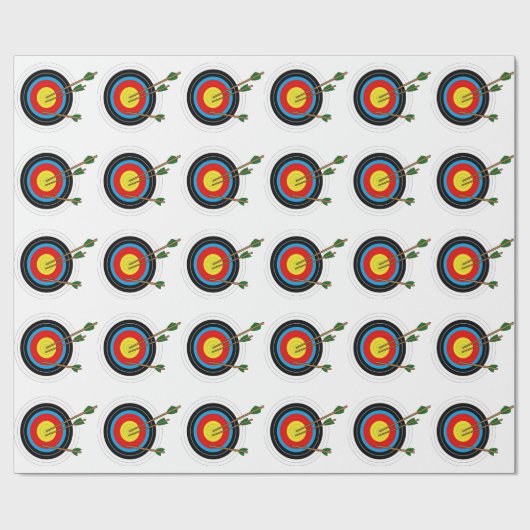 Archery Target Cadeaupapier (Vlak)