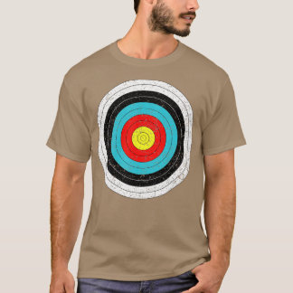 ARCHERY TARGET FITA BOW EN ARROWS T-SHIRT