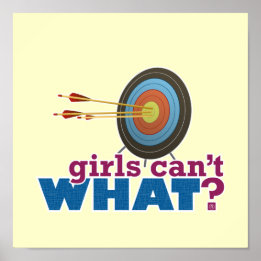 Archery Target Poster