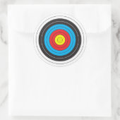 Archery Target Ronde Sticker (Tas)