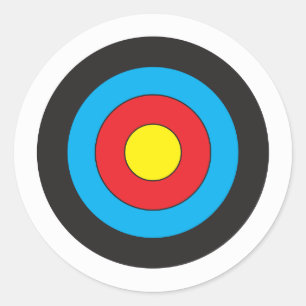 Archery Target Ronde Sticker