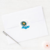 Archery Target Ronde Sticker (Envelop)