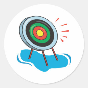 Archery Target Ronde Sticker