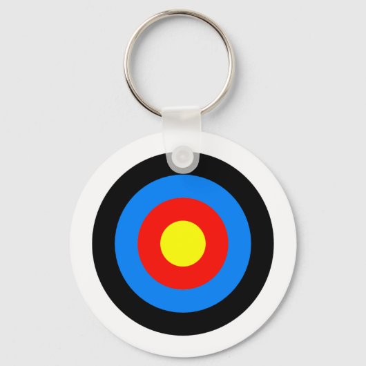 Archery Target Sleutelhanger (Voorkant)