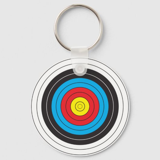 Archery Target Sleutelhanger (Voorkant)