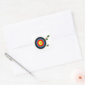 Archery Target Vierkante Sticker (Envelop)