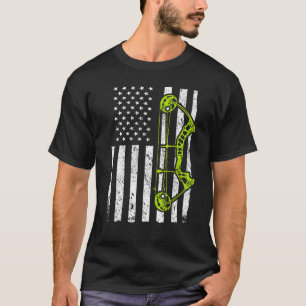 Archery USA American Flag Hunting T-shirt