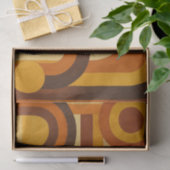 Arches and Sunspots Retro MCM Geometric Design Tissuepapier (Geschenk)