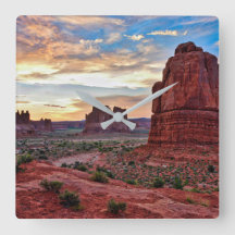 Arches bij zonsondergang