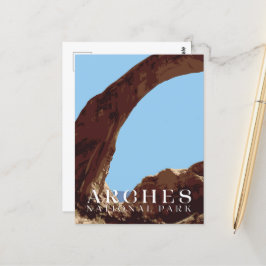 Arches Briefkaart, Nationaal Park Kaart