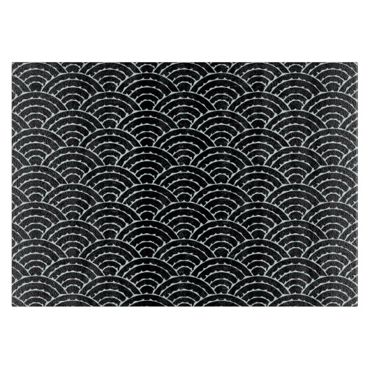 Arches foncées Planche à découper en verre (Devant)