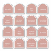 Arches Jeu d'épices 1 Étiquettes bouteille (Devant)