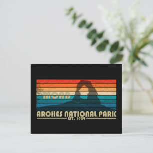 Arches Nationaal park Moab Utah kunst Feestdagenkaart
