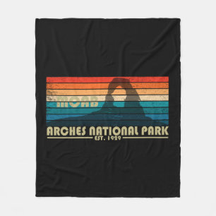 Arches Nationaal park Moab Utah  kunst Fleece Deken