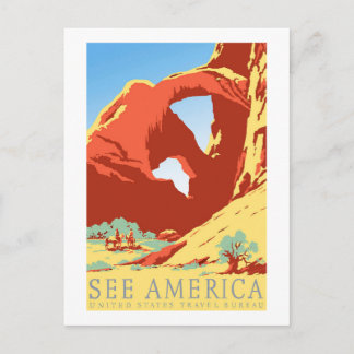 Arches National Park Colorado co Vintage Travel Briefkaart