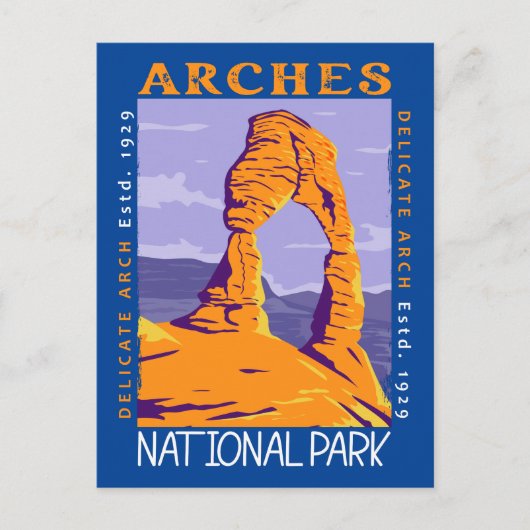 Arches National Park Delicate Arch Briefkaart (Voorkant)