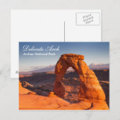Arches National Park - Delicate Arch briefkaart (Voorkant / Achterkant)