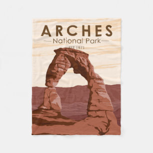 Arches National Park Delicate Arch  Fleece Deken