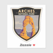 Arches National Park Delicate Arch  Sticker (Vel)