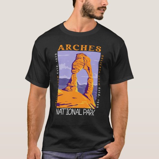 Arches National Park Delicate Arch  T-shirt (Voorkant)