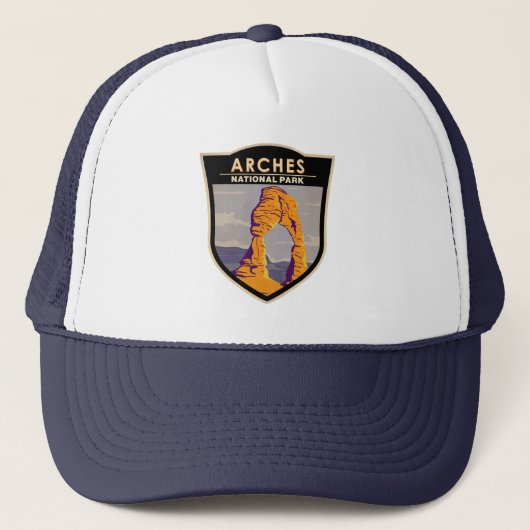 Arches National Park Delicate Arch Trucker Pet (Voorkant)