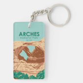Arches National Park Double Arch Sleutelhanger (achterkant)