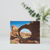 Arches National Park - Double O Arch briefkaart (Staand voorkant)