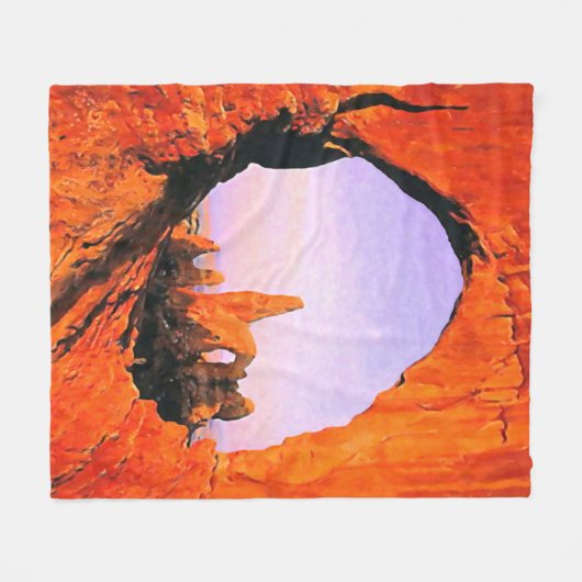 Arches National Park Fleece Blanket (Voorkant (Horizontaal))