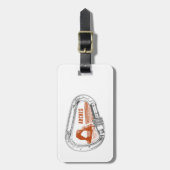 Arches National Park Klim Carabiner Bagagelabel (Voorkant verticaal)