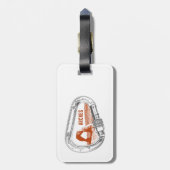 Arches National Park Klim Carabiner Bagagelabel (Achterkant verticaal)